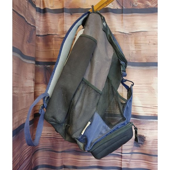 Louisville Slugger 27 Stick Back Pack Baseball Sports Bag Blue/Black - Picture 3 of 5